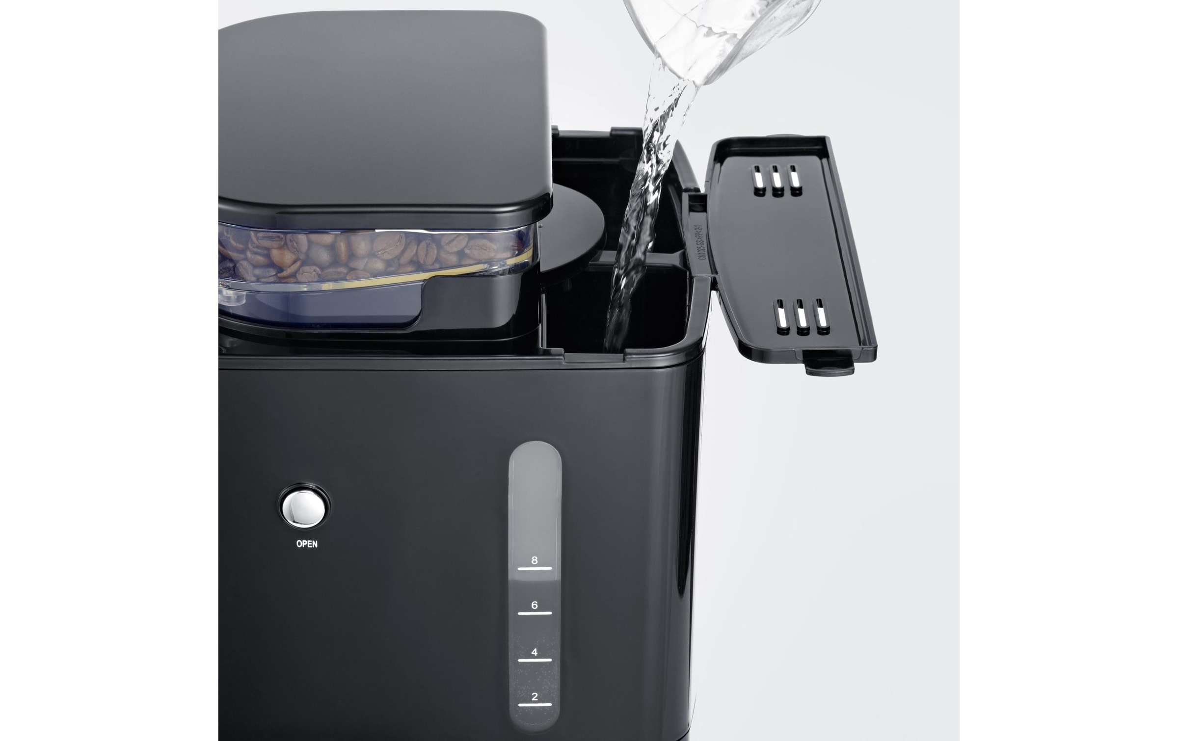 Severin Filterkaffeemaschine »KA 4814 Schwarz/Silber«