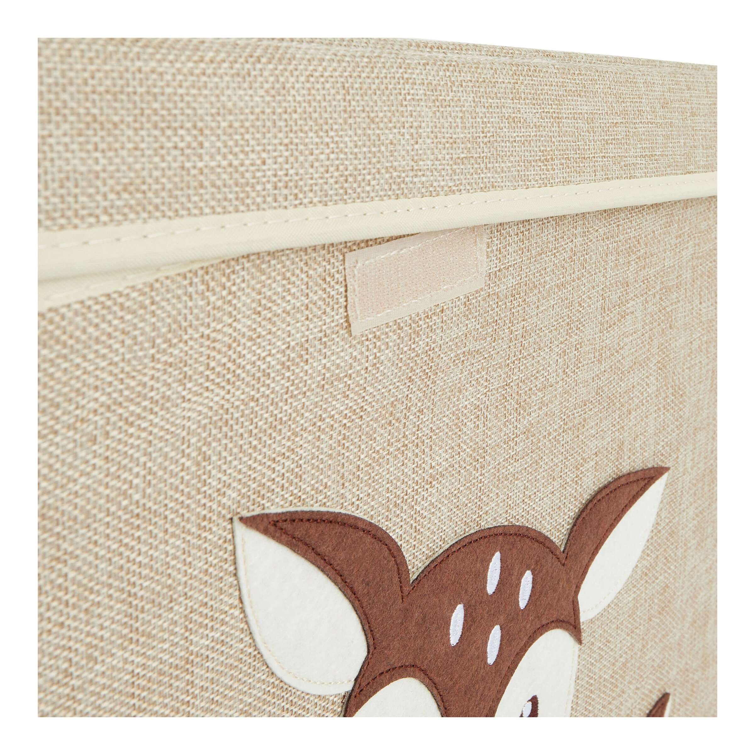 Bieco Aufbewahrungskiste 36x51x36 cm Rehe / beige / braun