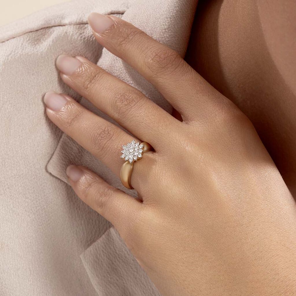 Bague Rasha Or Jaune Diamant
