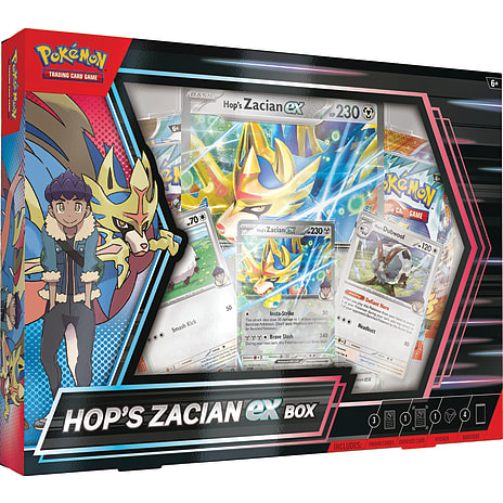 Pokémon TCG box ex hop's zacian
