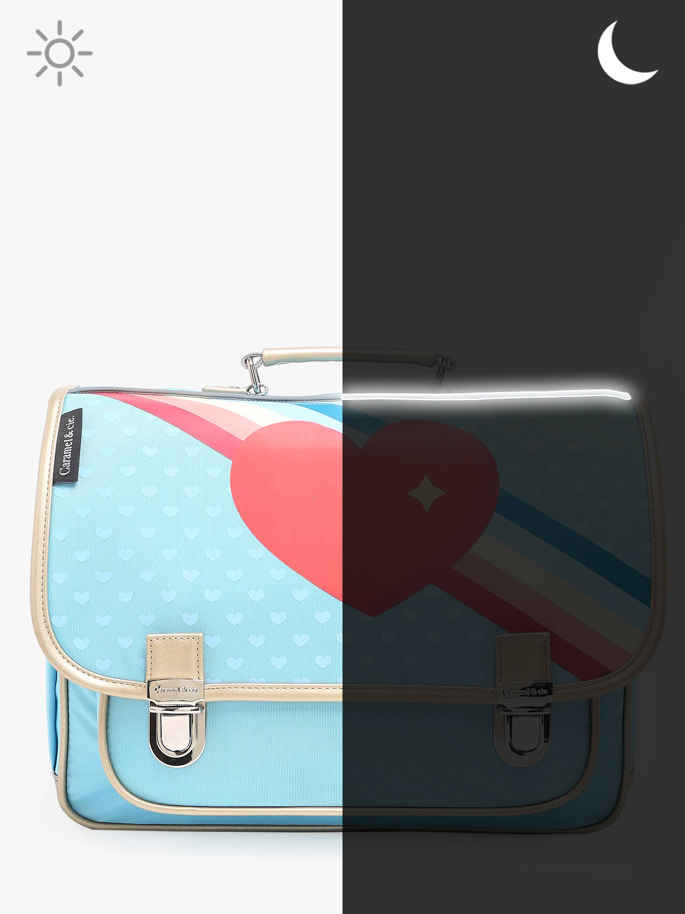 Cartable 2 compartiments CARAMEL ET CIE