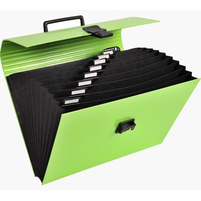 Exacompta Iderama - Classeur ménager (valisette trieur) 12 onglets - disponible dans différentes couleurs