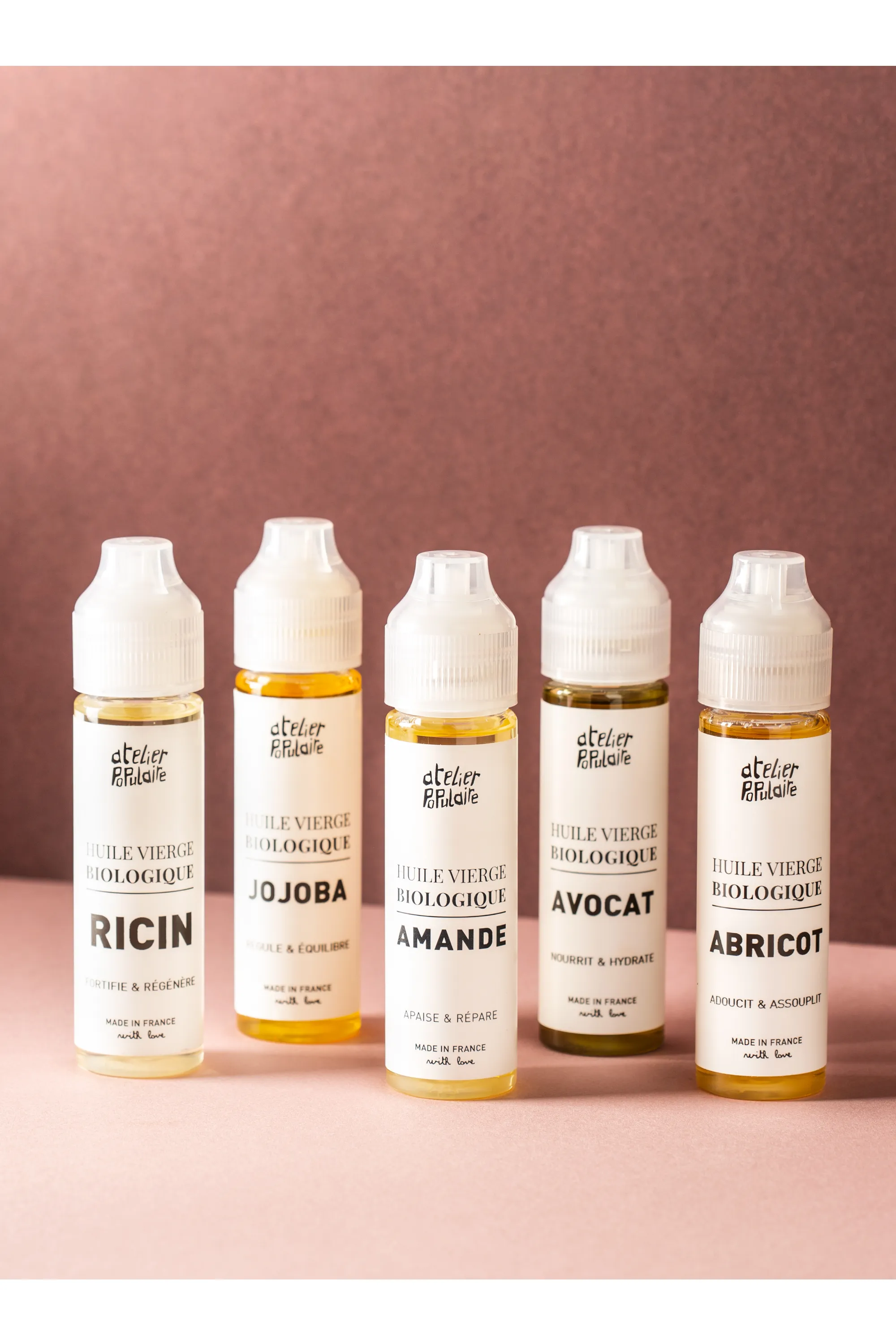 Atelier Populaire Huile vierge de Ricin Bio-60 ml
