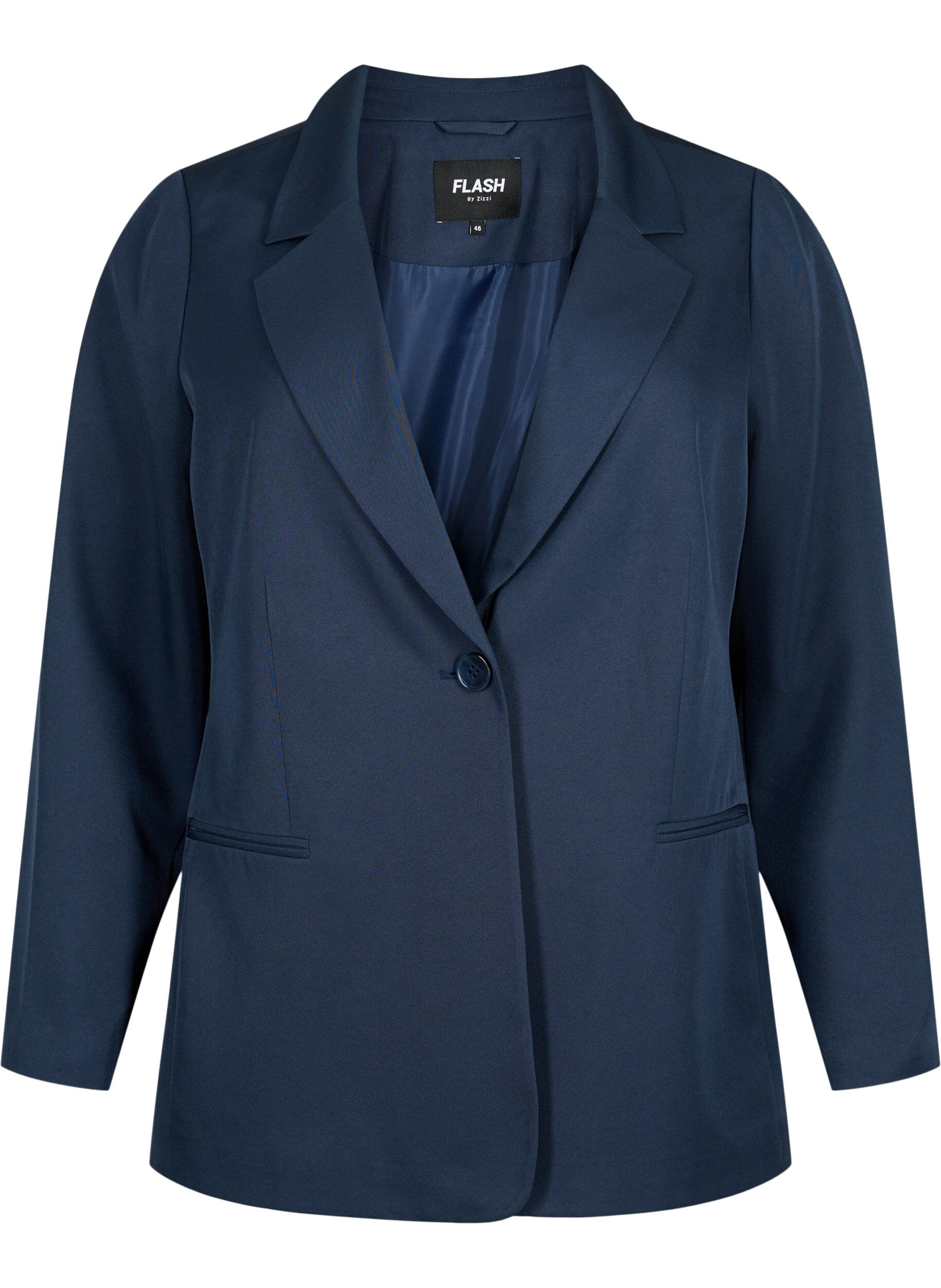 FLASH - Enkel blazer med knap