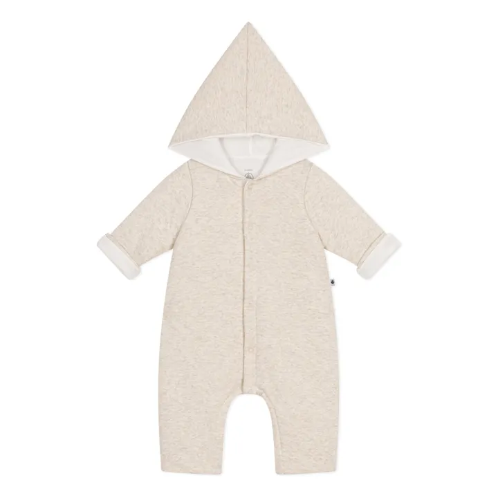 Petit Bateau Combinaison Capuche Maca | Beige