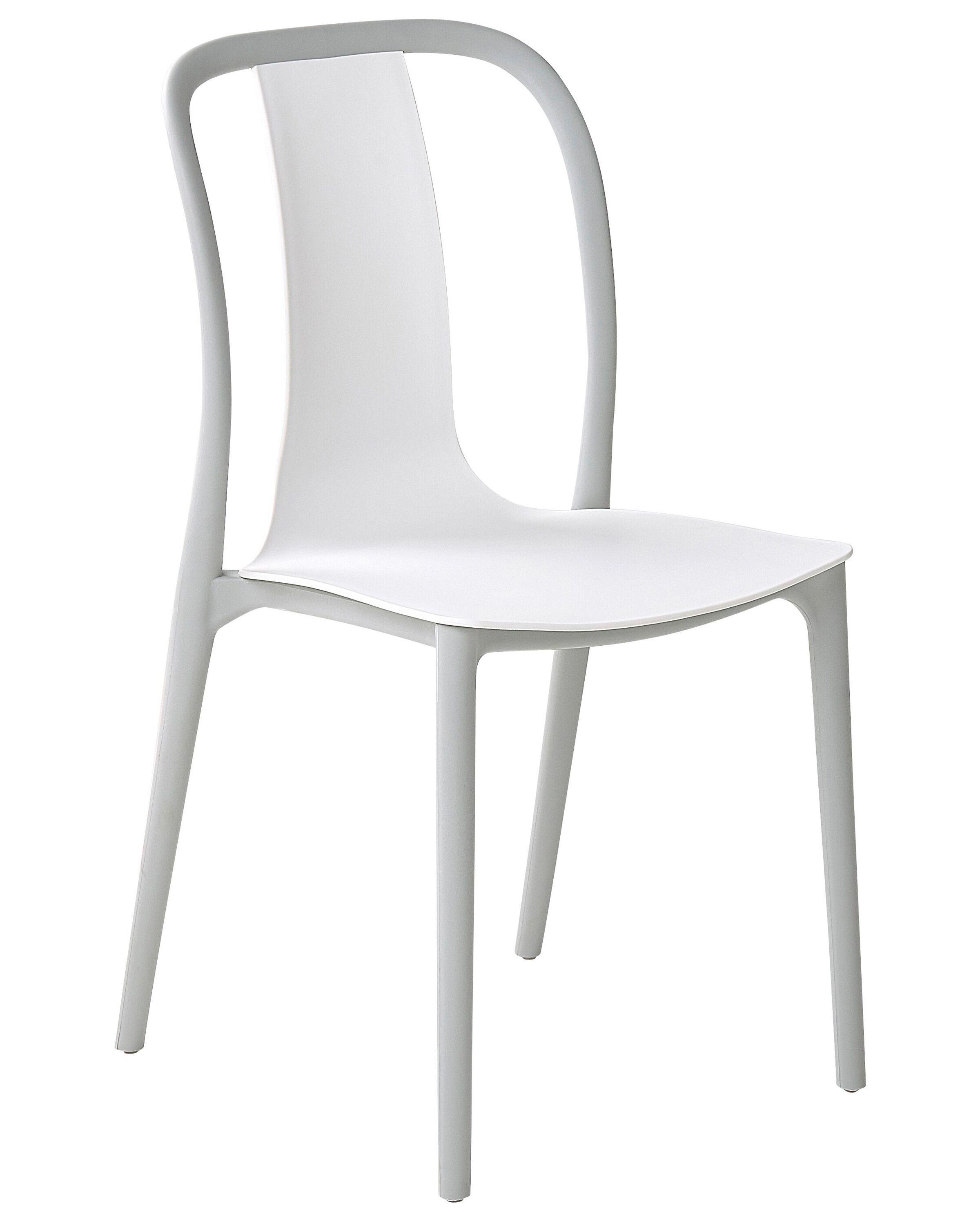 Set van 4 tuinstoelen SPEZIA Wit