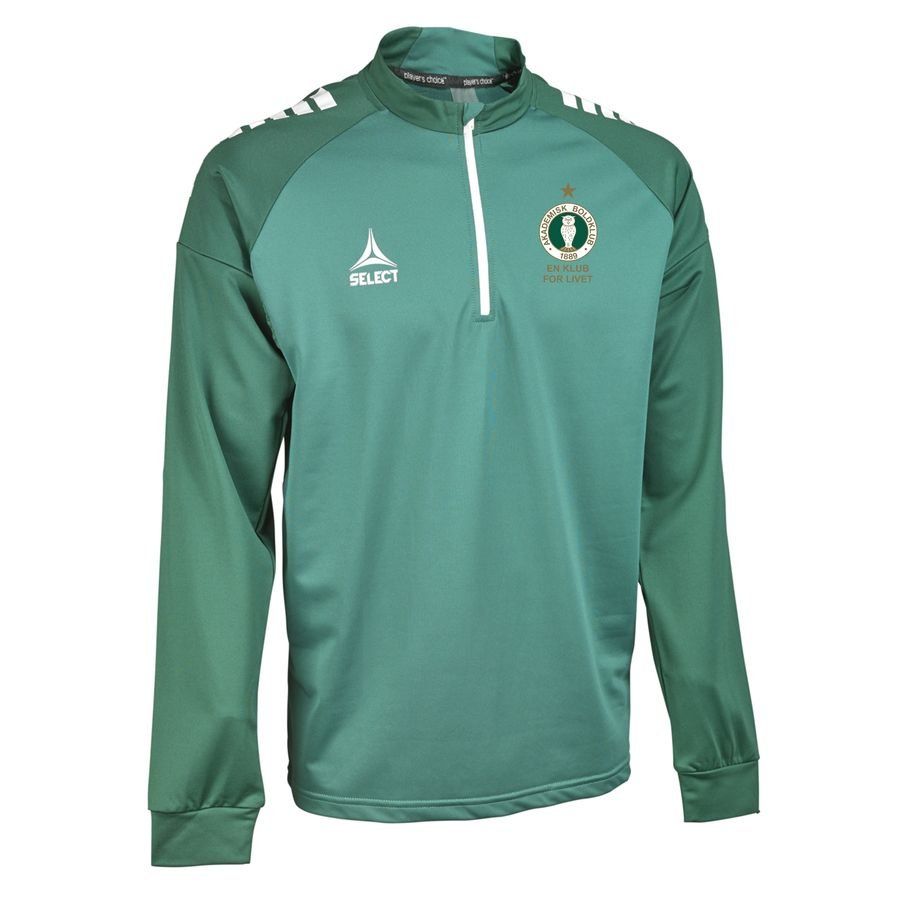 AB Fodboldafdeling Maillot d'Entraînement 1/2 Zip - Vert/Blanc