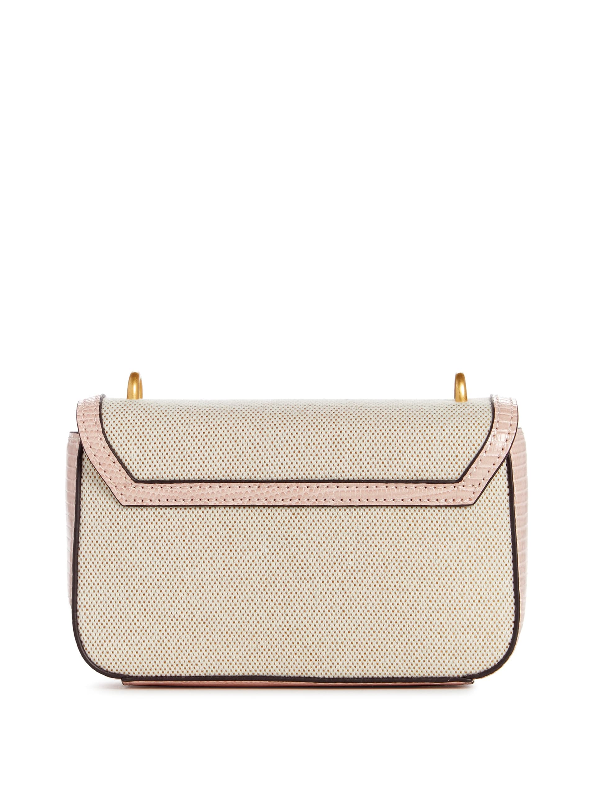 Mini bolsa transversal G Status com estampa de cobra