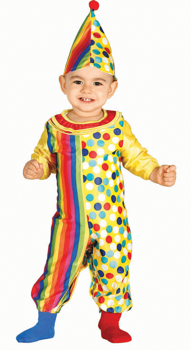 Clown Kostuum Baby Gekleurd
