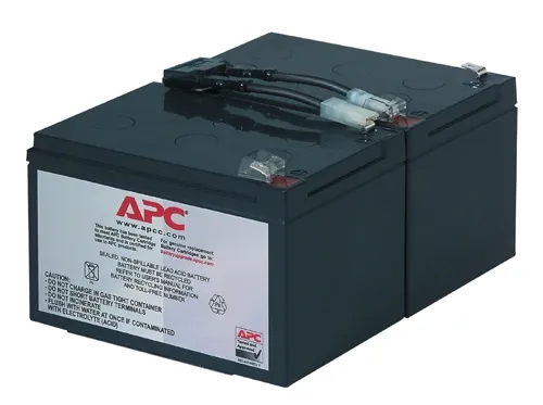 APC Replacement Battery Cartridge #6 - UPS-batteri - 1 x batteri - Blysyre - sort - for P/N: SMC1500IC, SMT1000I-AR, SMT1000IC, SUA1000ICH-45, SUA1000I-IN, SUA1000J3W, SUA1500J3W