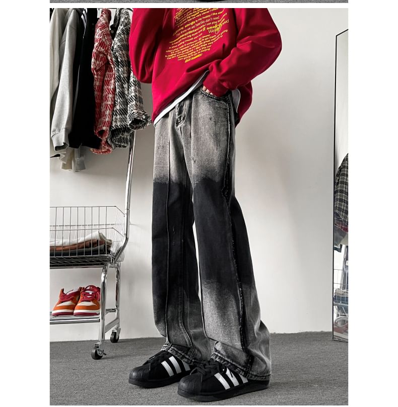 Filmas - Mid Rise Gradient Loose Fit Jeans