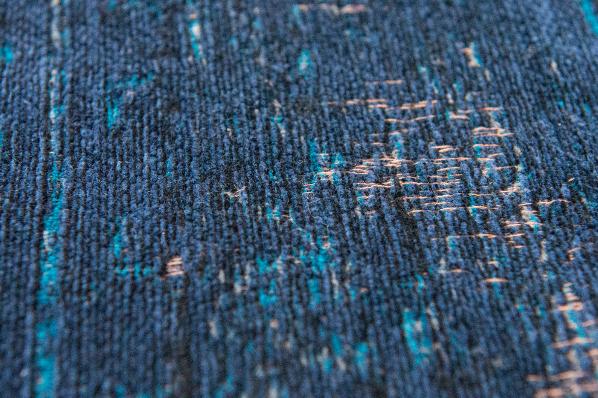 Ecorugs vloerkleed Medallion blauw 170x240 cm