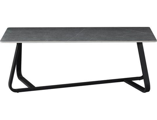 CONCEPT1 - Table basse Sidonie gris anthracite 120 x 60 x h45 cm