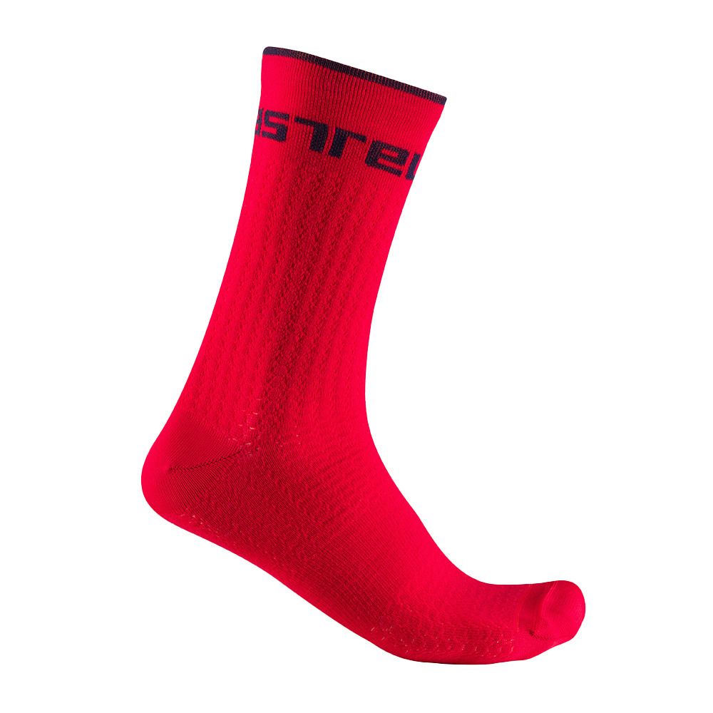 Castelli DISTANZA 20 - Chaussettes pompeian red