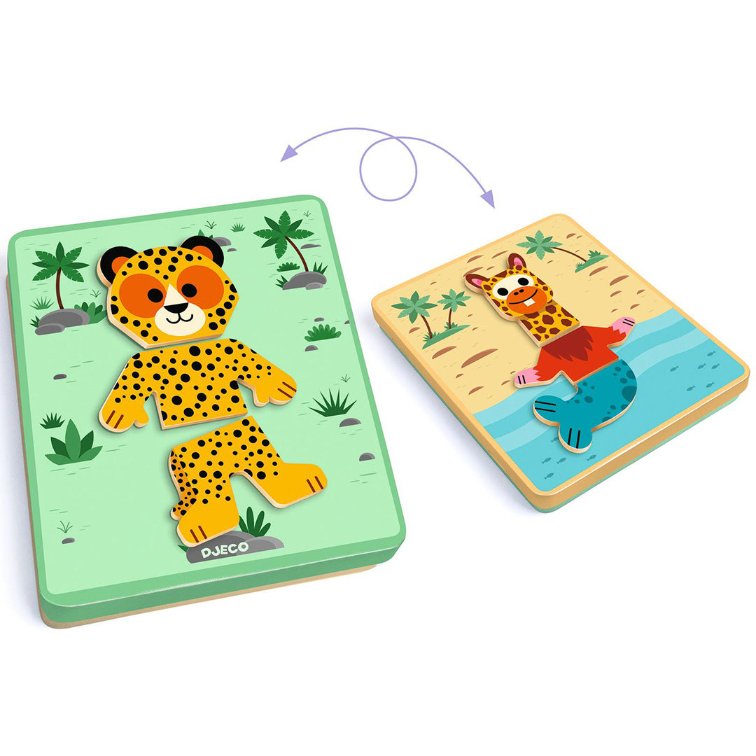 djeco magneetset inzebox mix 'n' match - 24st