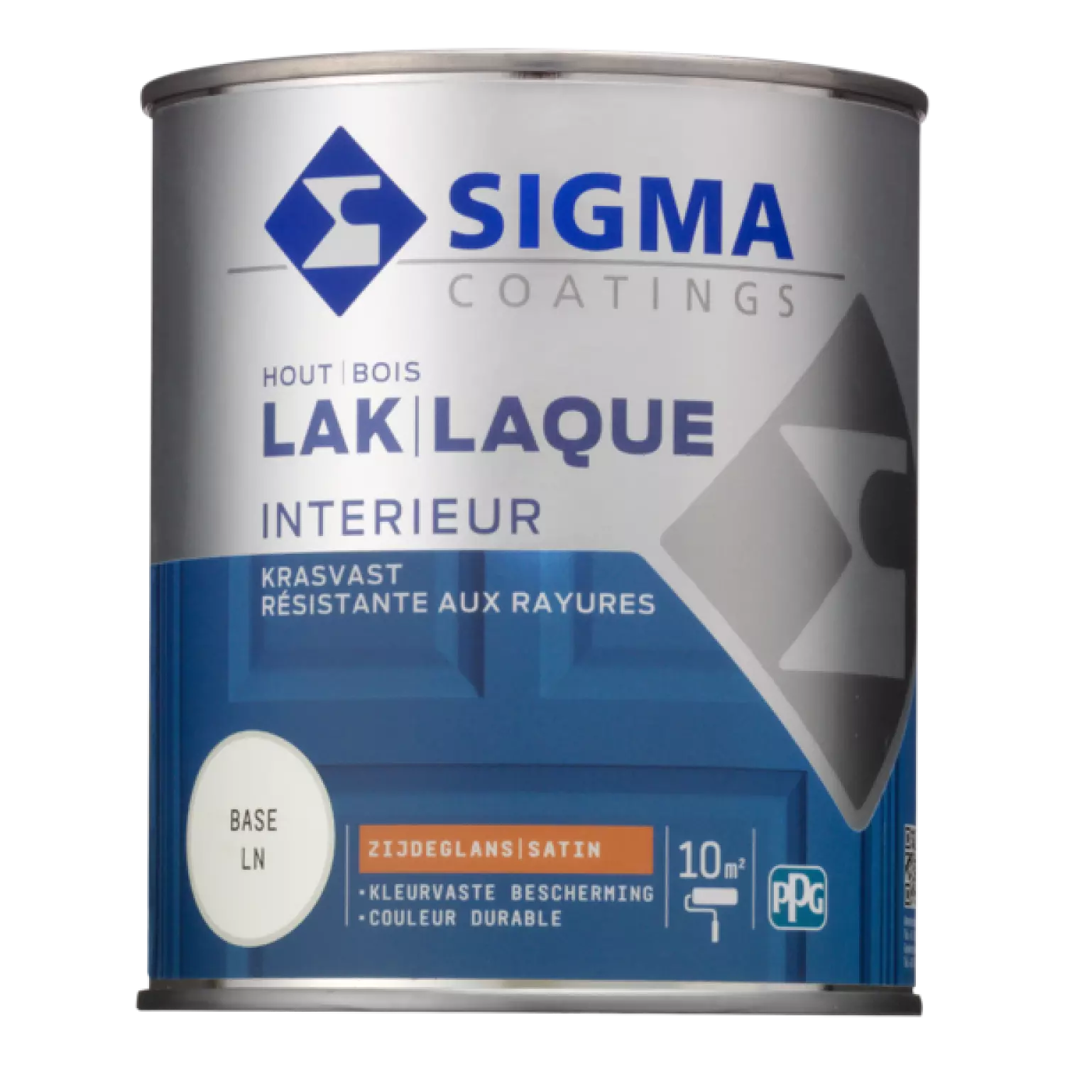 Sigma Houtlak interieur satijnglans - op kleur gemengd - 0.75L