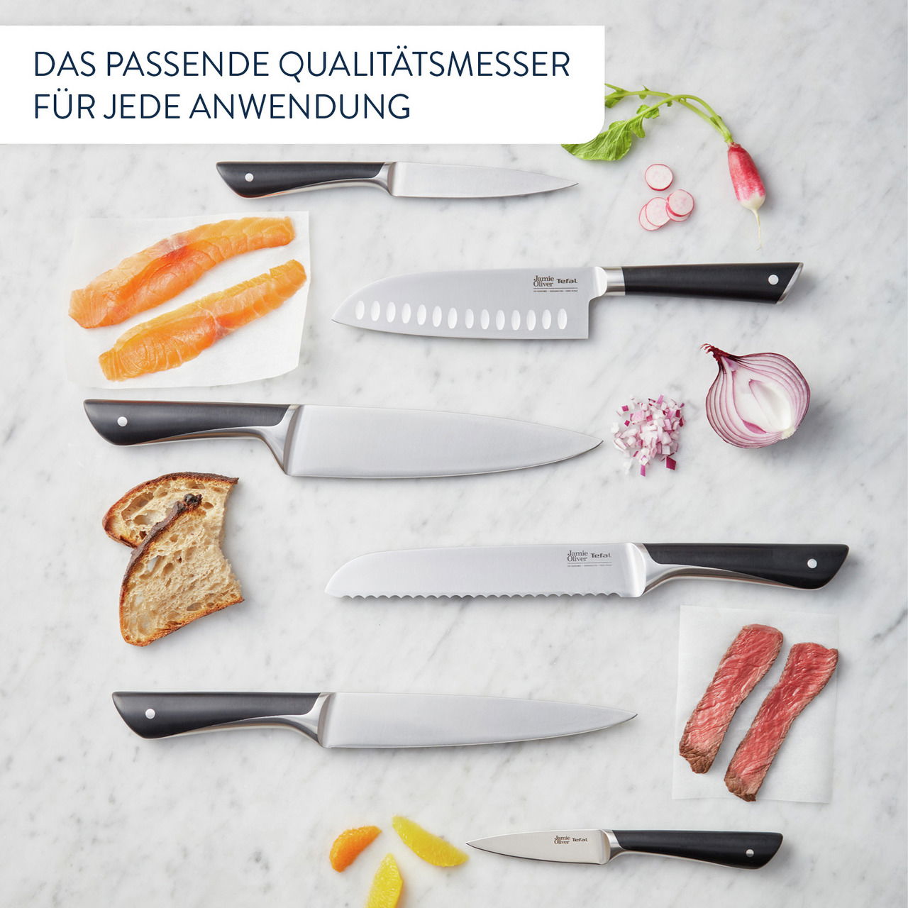 Tefal Jamie Oliver Messerset 3 tlg. JO