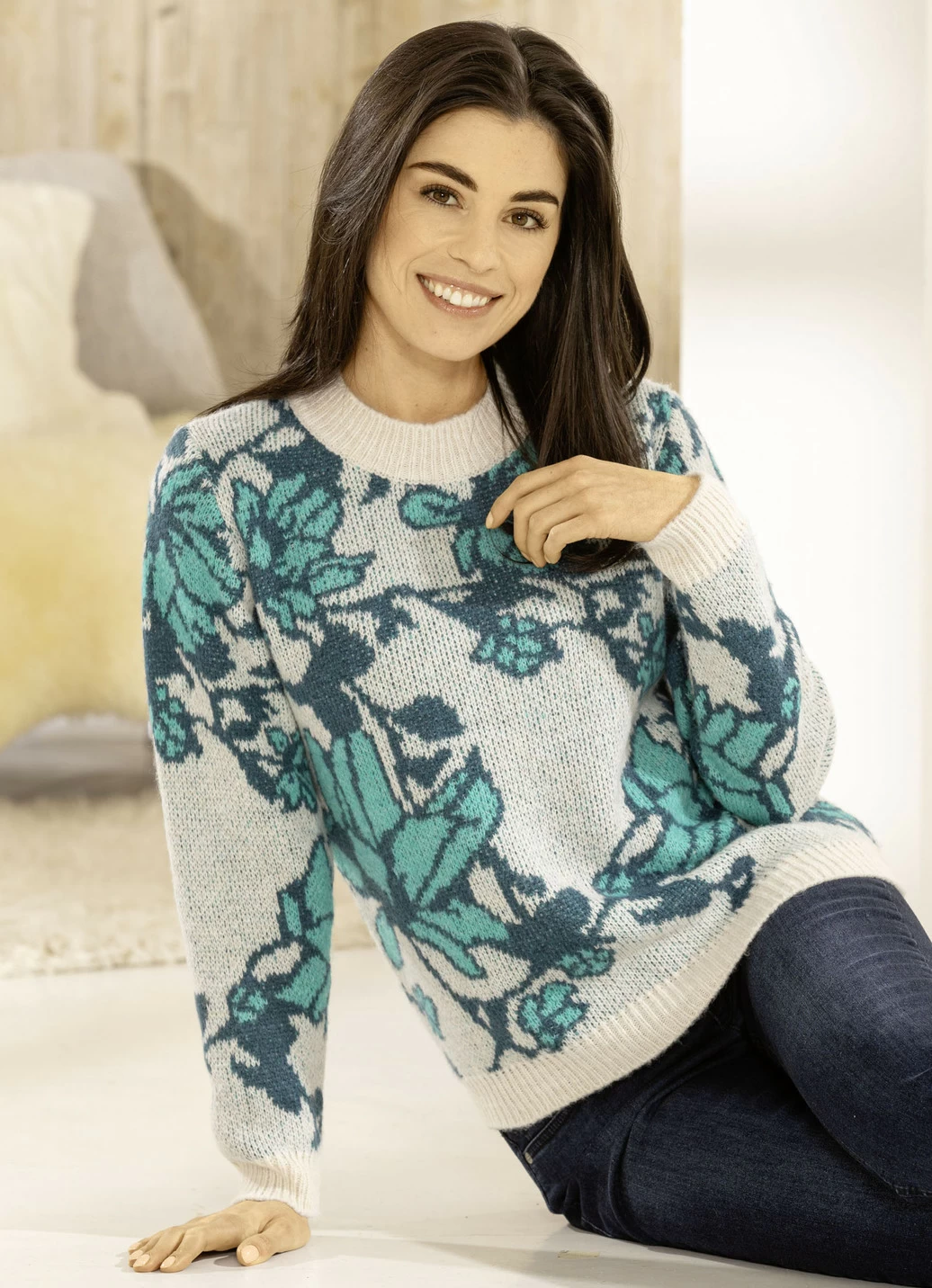 Pullover in Jacquard-Dessin