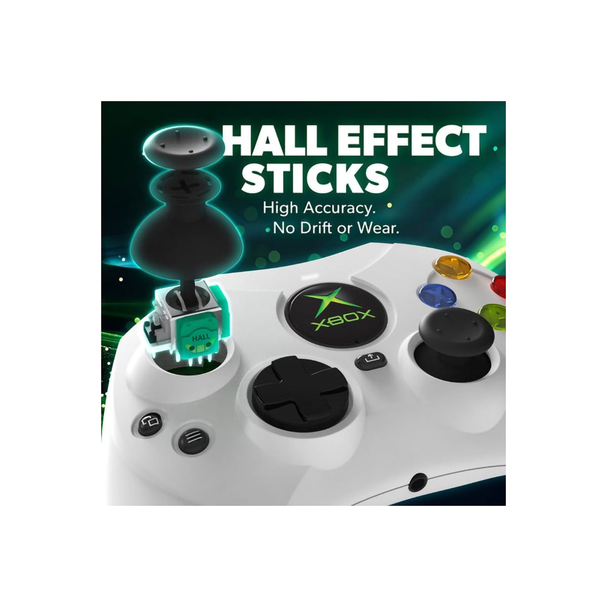 Hyperkin Duchess Xbox/PC kontroller (hvit)