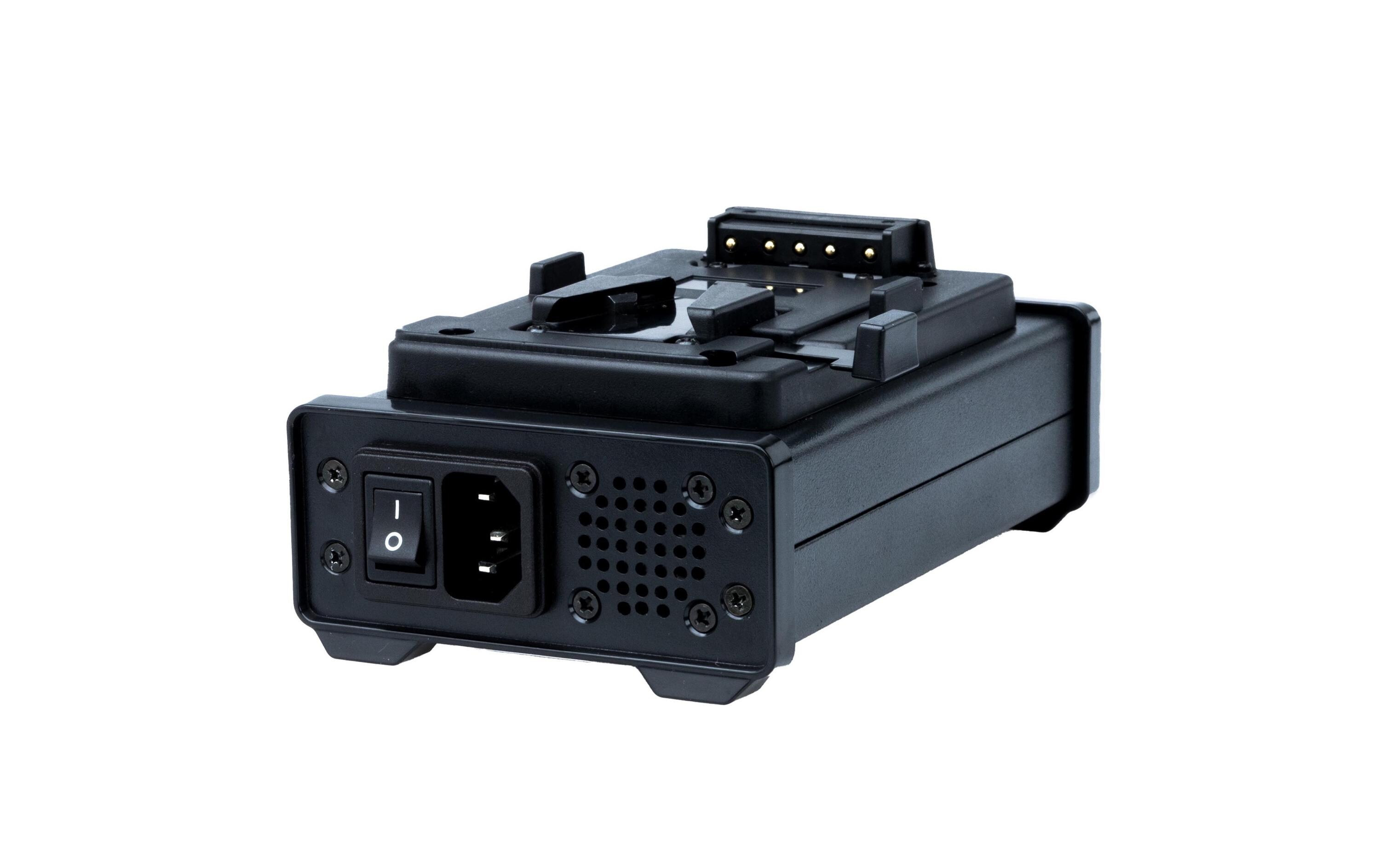 Ladegerät PL-Q80B Fast Charger V-Mount<br>Schnellladegerät mit einem Kanal