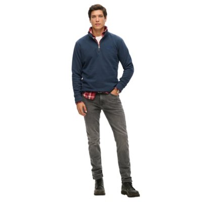 Sweatshirt homme Essential Logo Henley SUPERDRY