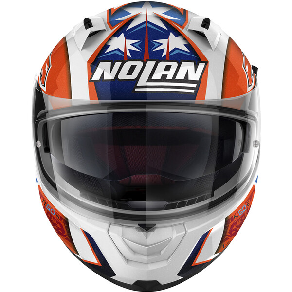 Nolan - Casque N60-6 Gemini Replica Casey Stoner Blanc / Rouge / Bleu
