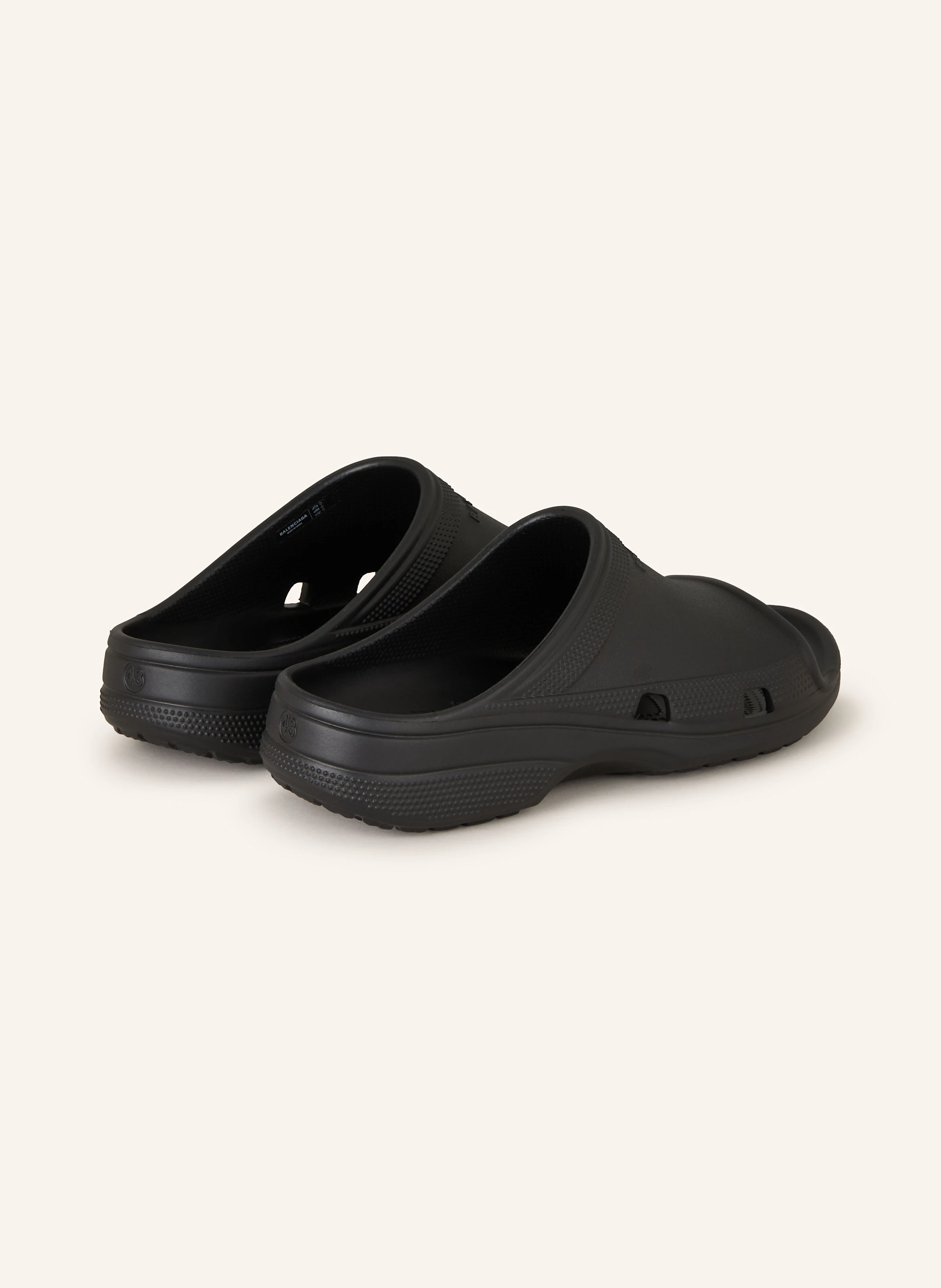 BALENCIAGA Pantoletten mit Cut-outs