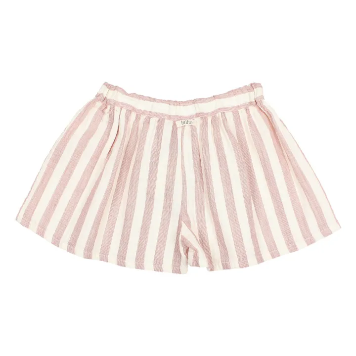 Búho Short Rayé Mousseline | Vieux Rose