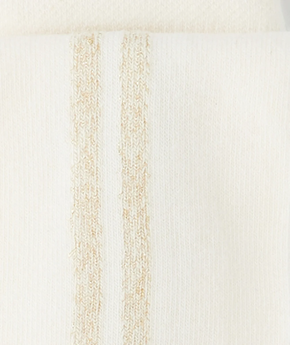 LA PAIRE DE COLLANTS ÉCRU ET PAILLETÉ FILLE