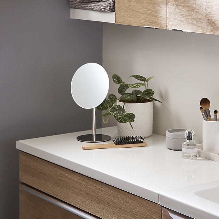 Plan de toilette Marloes blanc 60 cm GoodHome