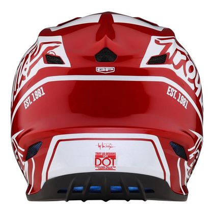 Casque cross TroyLee design GP SLICE YOUTH - Blanc