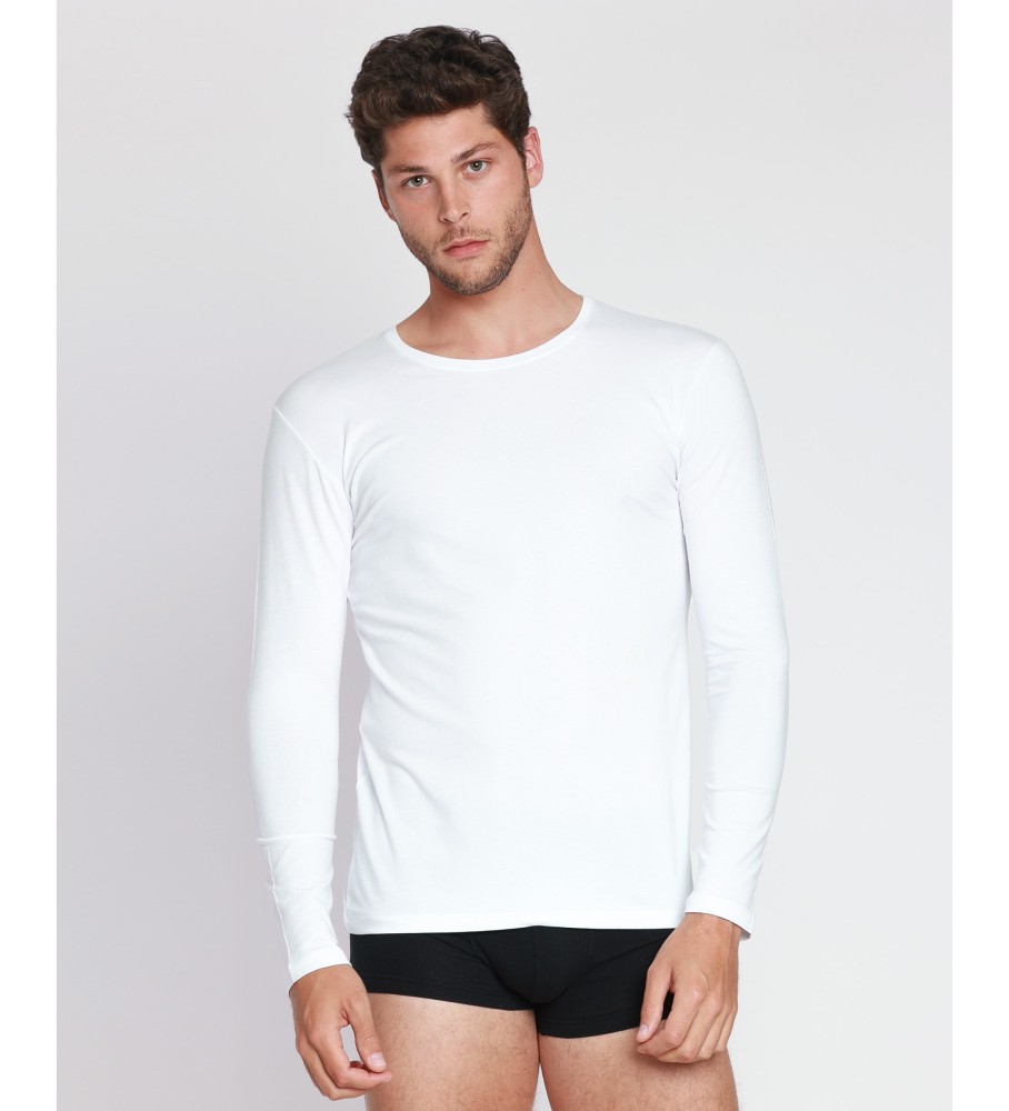 Camiseta branca macia e quente Admas