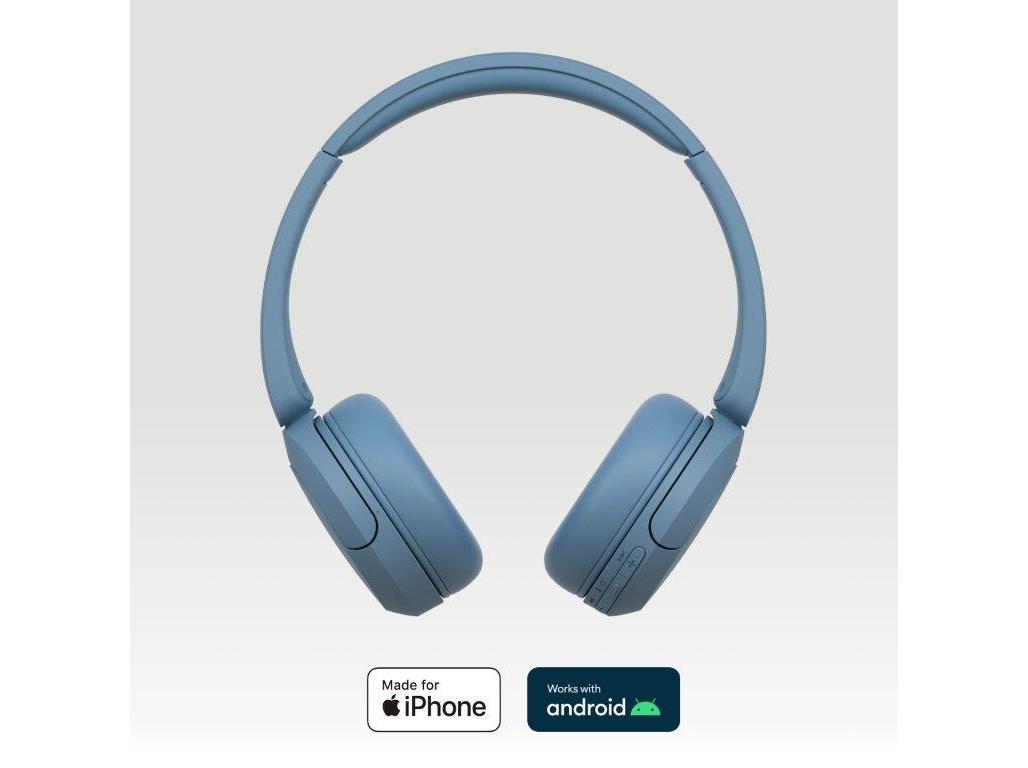 AUSCULTADORES SEM FIO SONY WHCH520L AZUL
