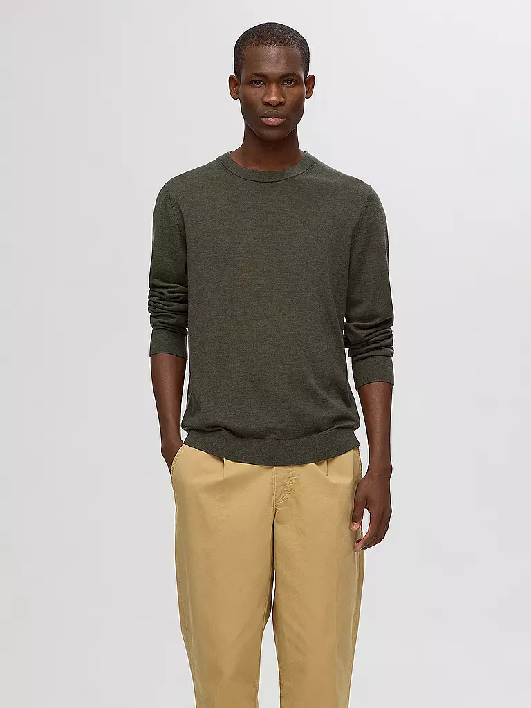 SELECTED Pullover SLHTRAY schwarz