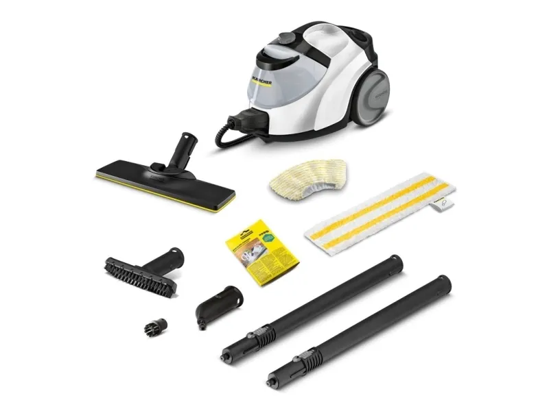 Kärcher SC 5 EasyFix Iron Plug - Damprenser - beholder - hvid