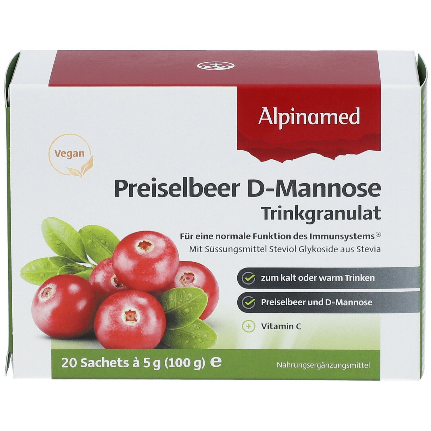 Alpinamed Preiselbeer Trinkgranulat