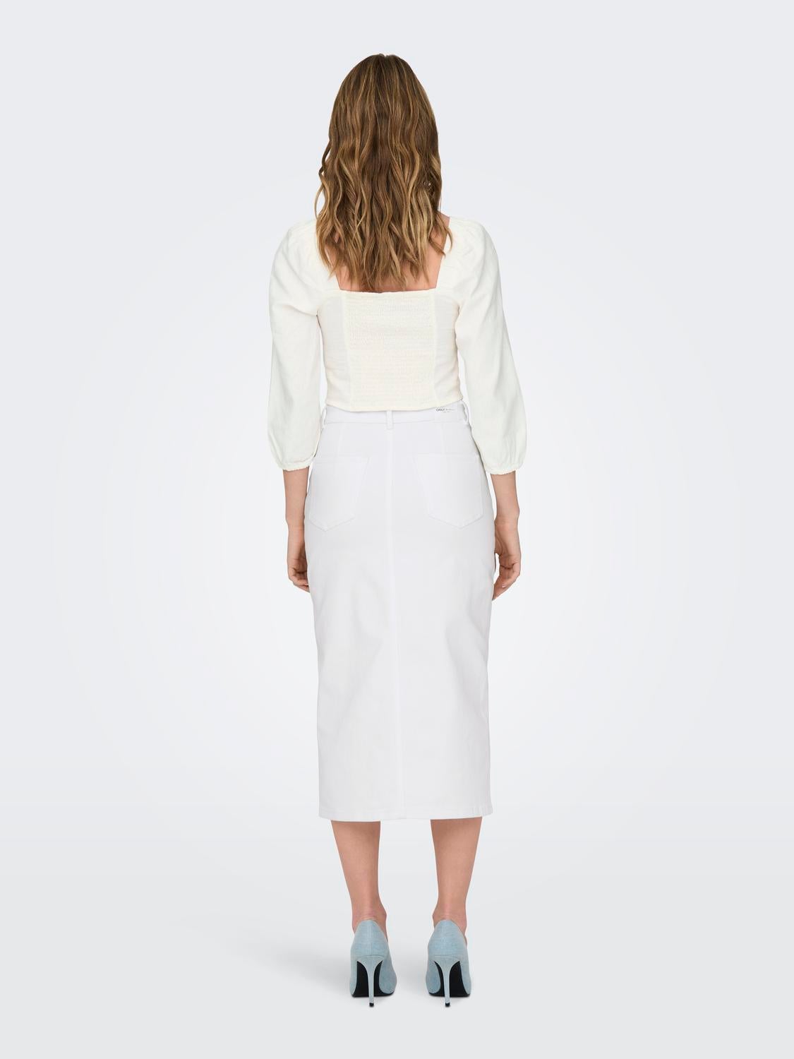 ONLSIRI Jeansrock White
