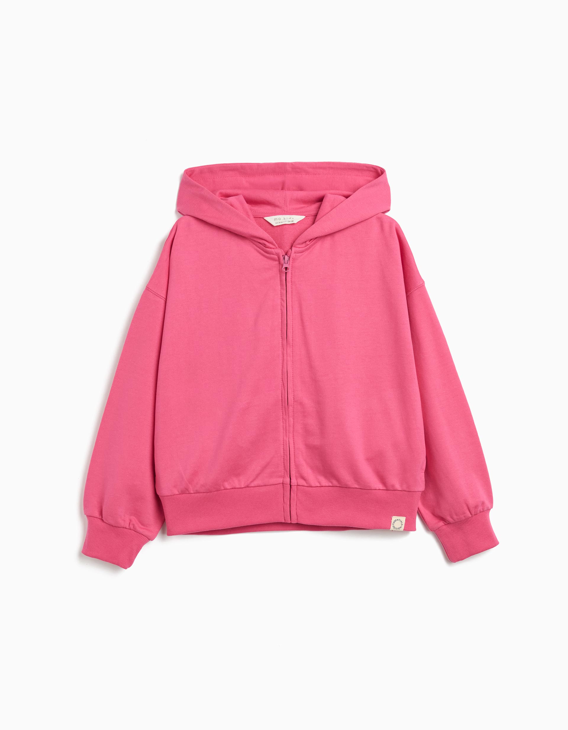 Casaco com Capuz, Menina, Rosa