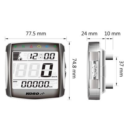 Compteur Digital Koso XR-S 01 Multifonctions universel Universel