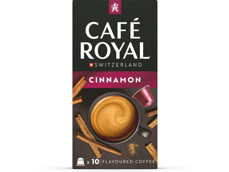 Café Royal Kaffeekapseln für Nespresso Cinnamon 100 Stück Kaffeekapseln für Nespresso Maschinen