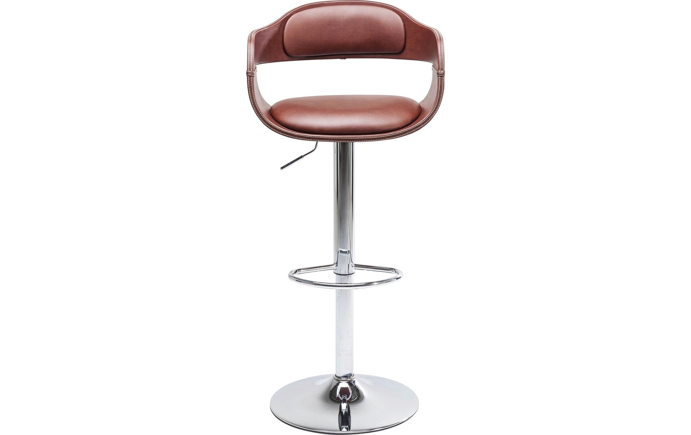 Barhocker Monaco 106 x 48 x 48 cm, Braun<br>Höhenverstellbarer Barhocker