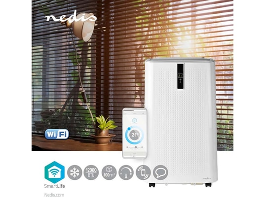 NEDIS - Climatisation wi-fi 12000 btu 34 m² déshumidification androi...