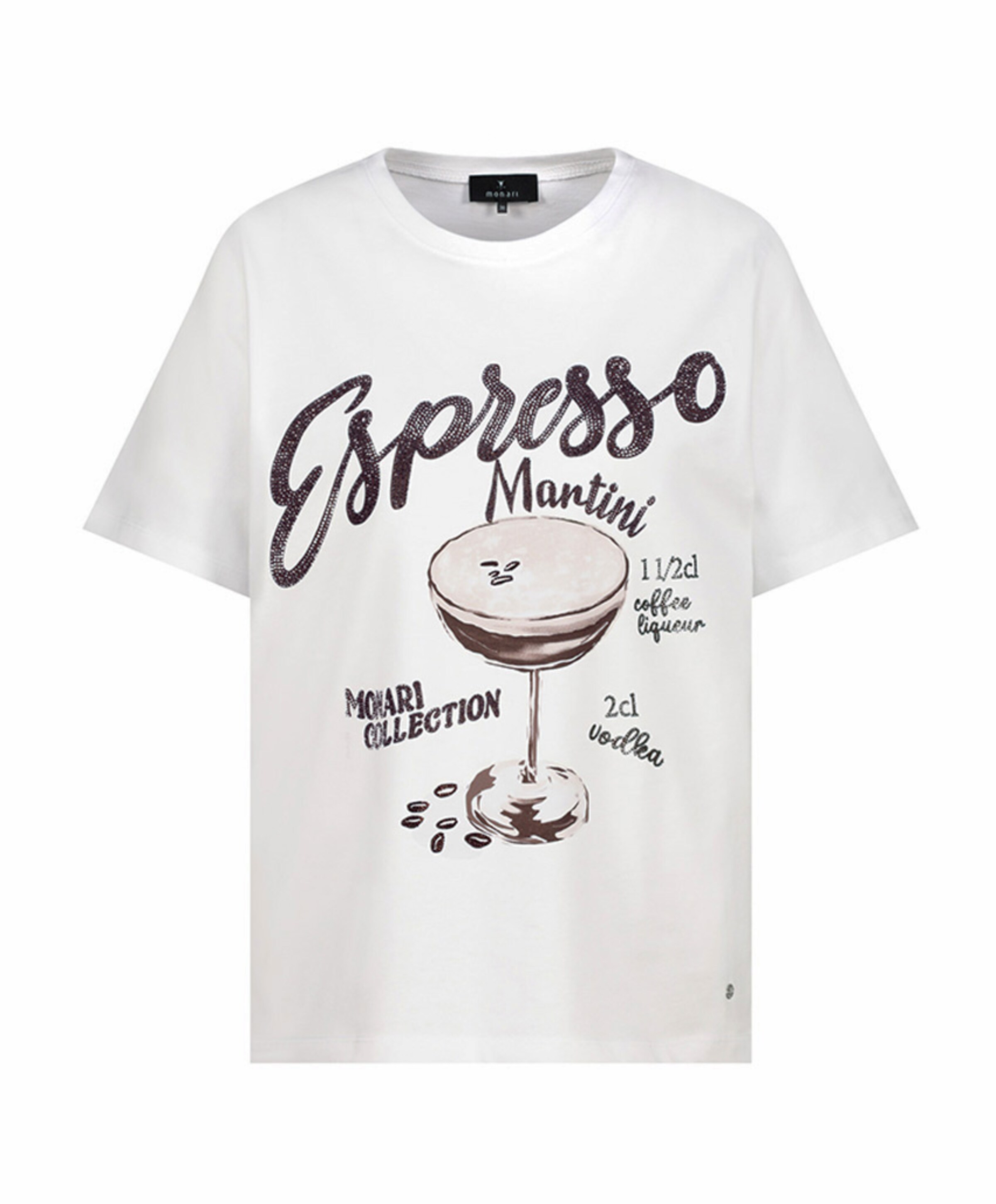 Monari Dames T-shirt ecru