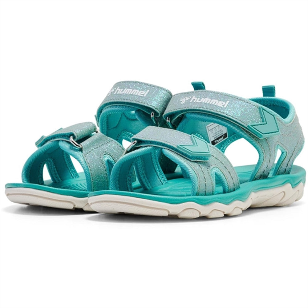 Køb Hummel Sandal Glitter Jr Blue Surf