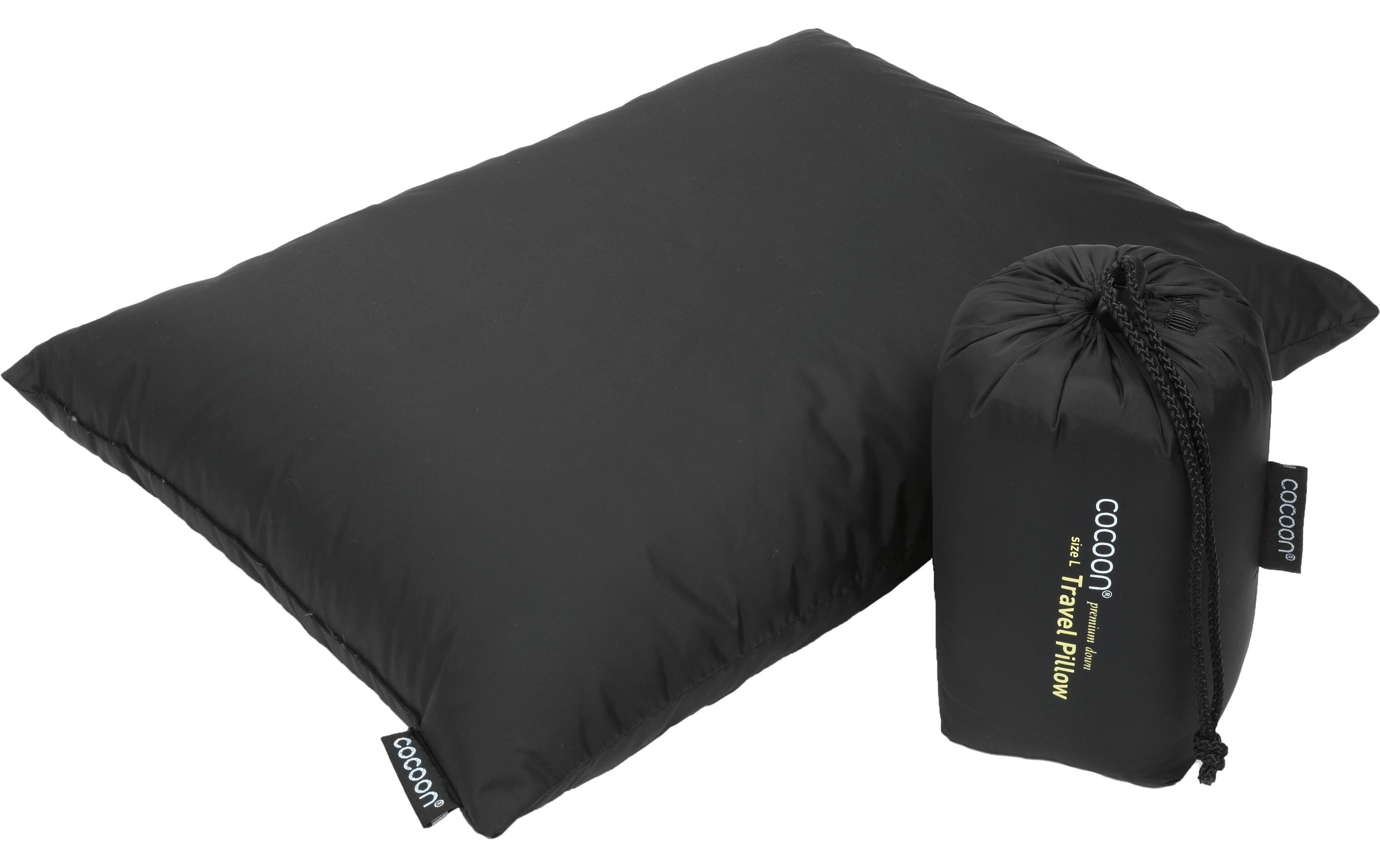 Halskissen Down Travel Pillow, Schwarz, 33 cm x 43 cmHochwertiges Daunenkissen