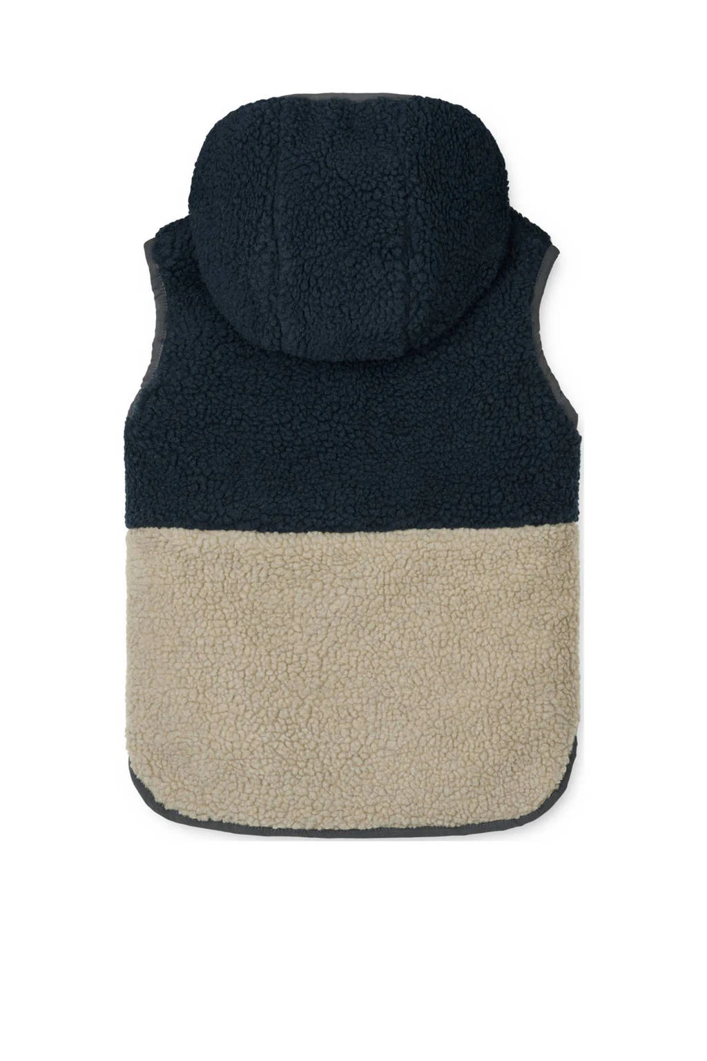 Liewood teddy reversible jas blauw