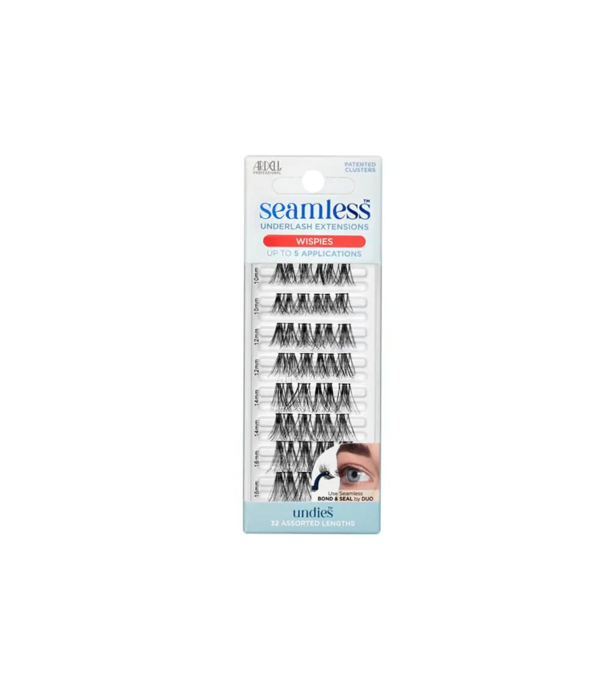 Ardell - Pacote de cílios postiços individuais Seamless Underlash Extensions - Wispies