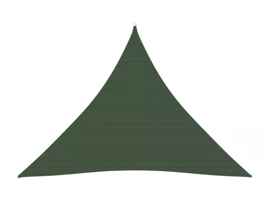 Voile d'ombrage 160 g/m² Vert foncé 3x3x3 m PEHD