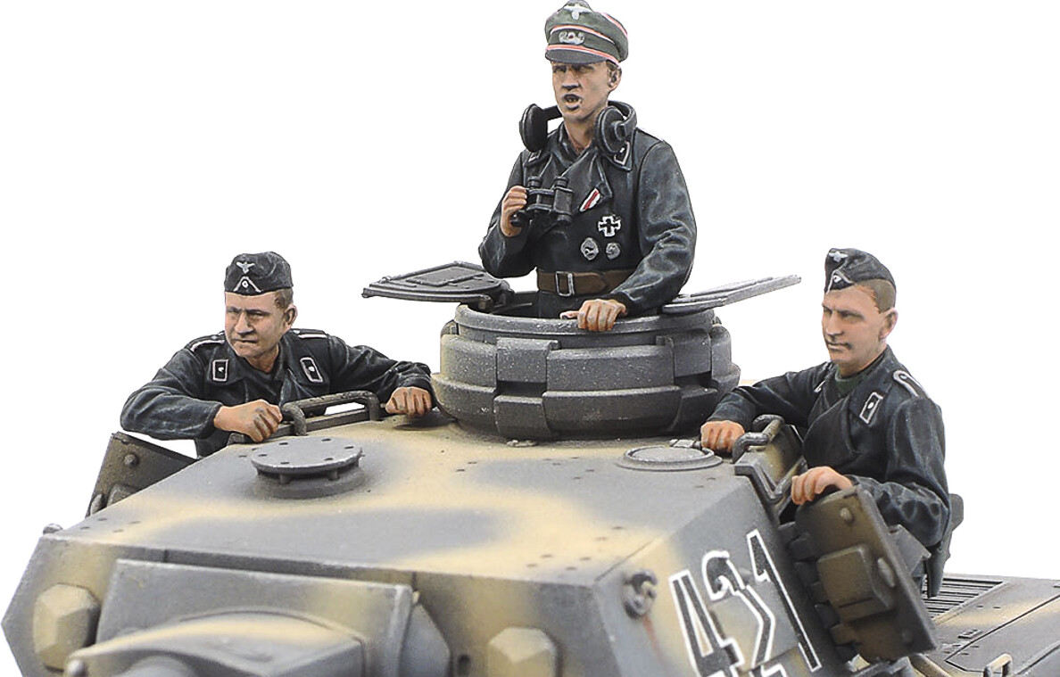 Tamiya - Panzerkampfwagen IV Ausf.G & Motorcycle Byggesæt - 1:35 - 25209
