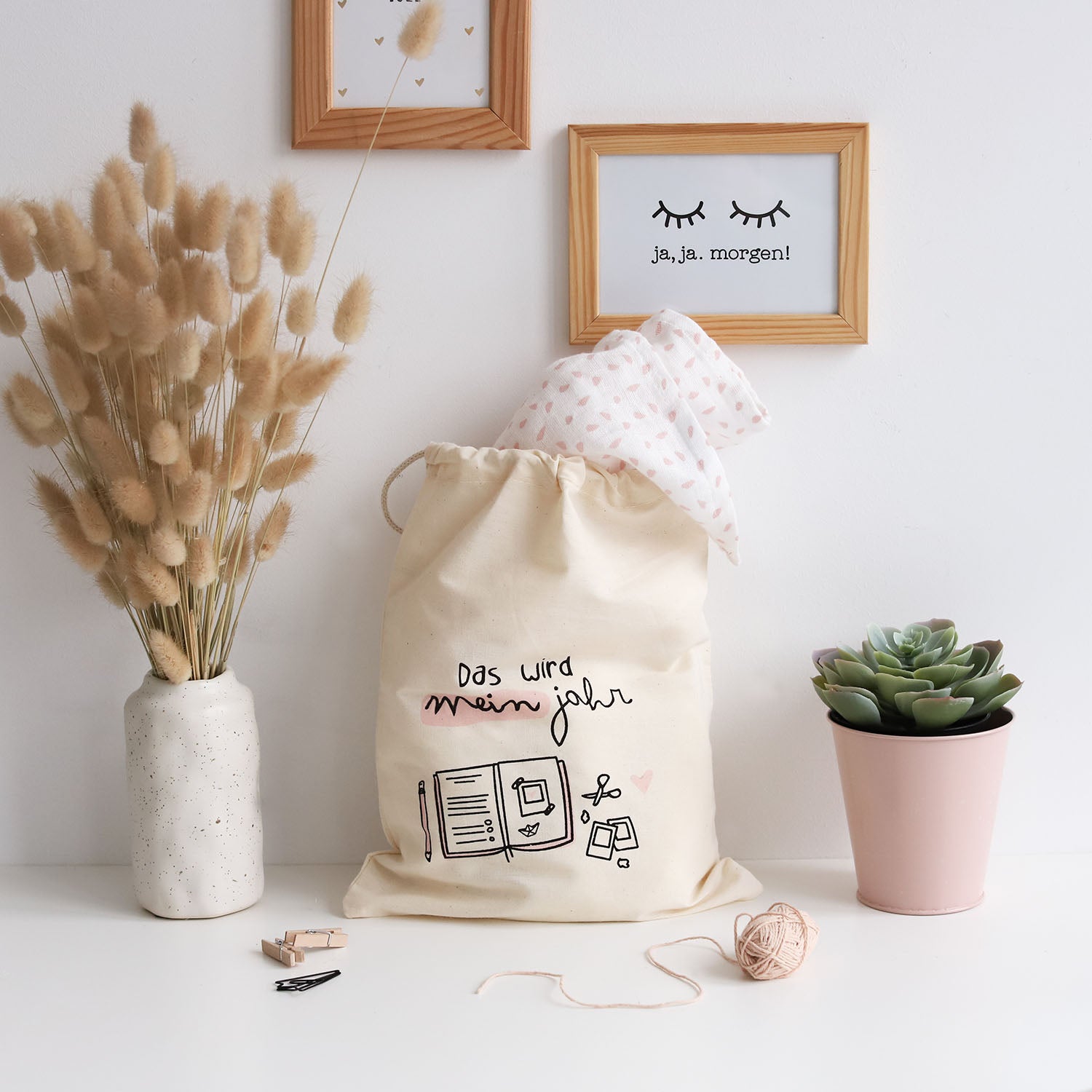 Kleiner Geschenkbeutel „Das wird mein Jahr